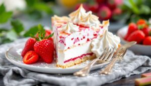 Rhabarberkuchen mit Baiser: Das Originalrezept vom Niederrhein braucht nur 40 Minuten
