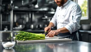 Warum Profikoch Frank Rosin Spargel immer mit einer Prise Zucker kocht