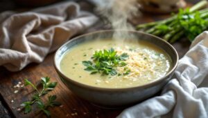 Spargelcremesuppe: Warum Tim Mälzer den Sud über Nacht ziehen lässt…